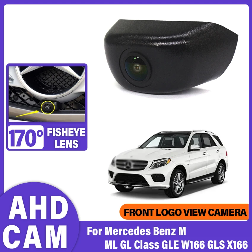 Car Front View LOGO Parking Camera AHD HD CCD 1080P Night Vision For Mercedes Benz CLA C117 C118 CLS C218 X218 C257 Wide Angle