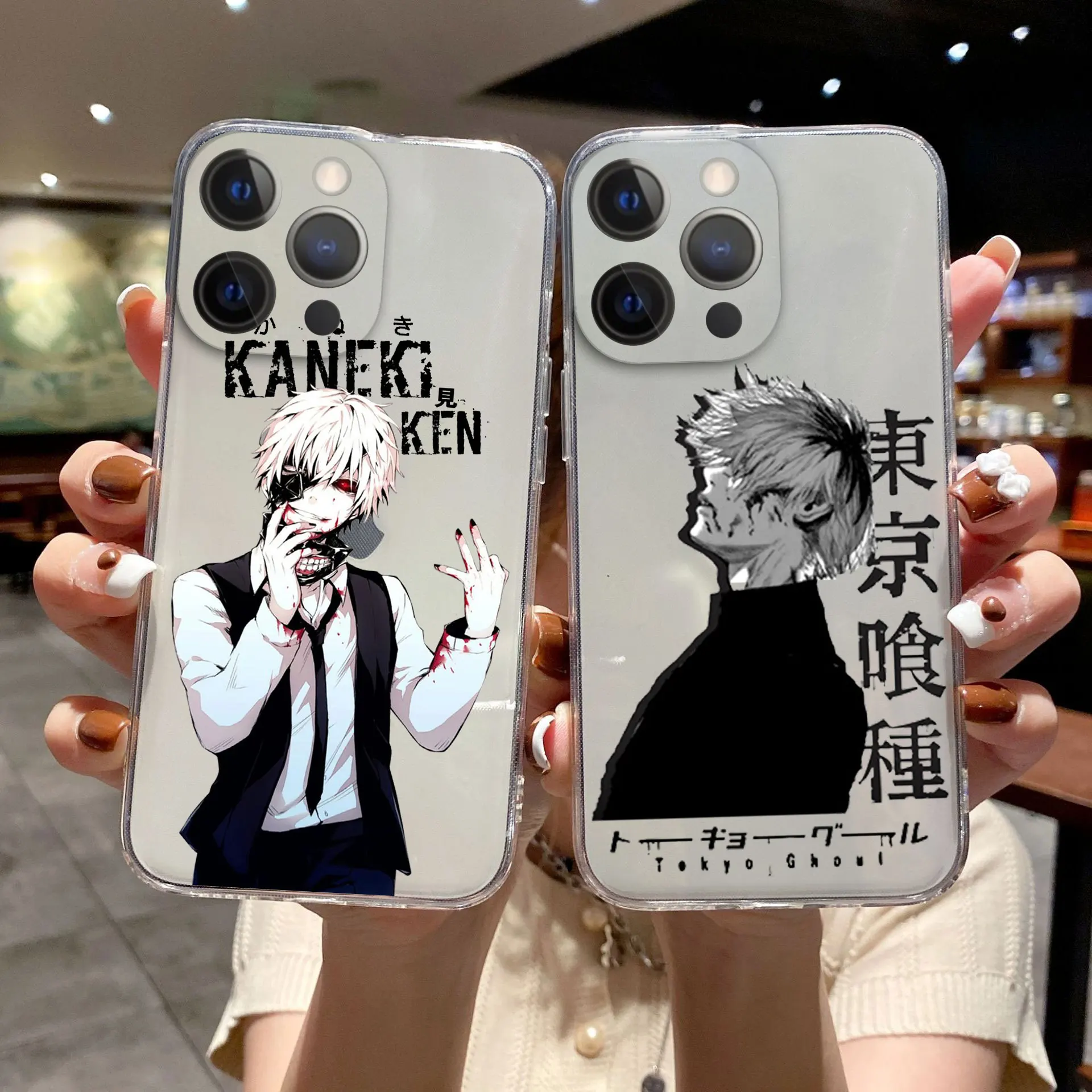 

Hot Tokyo Ghoul Kaneki Ken Phone Case For iPhone 11 12 13 Pro Max X XR XS MAX X 6s 8 7 Plus 13Mini Clear Soft Bumper Back Cover