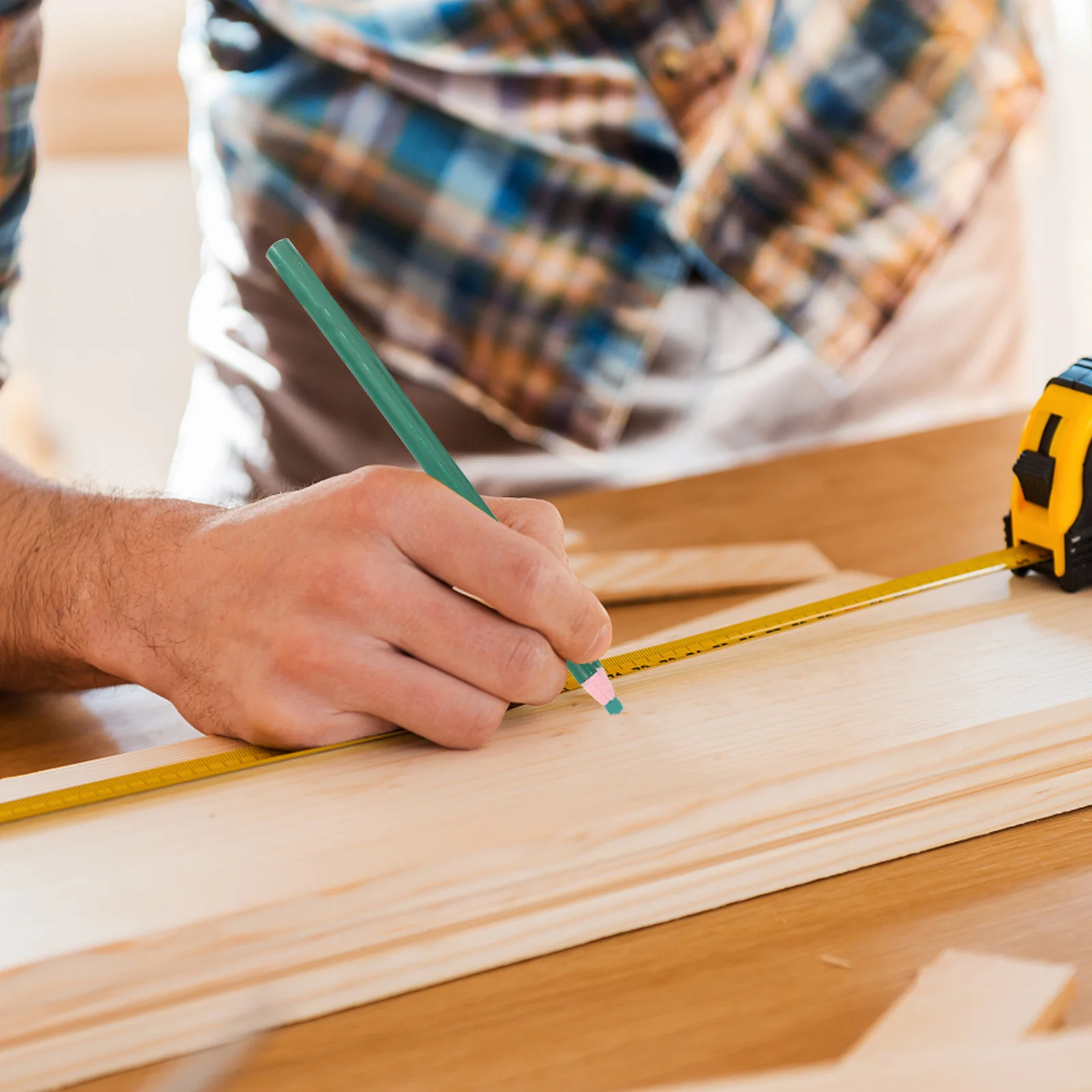 12 قطعة علامة عصا الشمع المقشر سهلة الاستخدام للسيراميك والزجاج والقماش الخشبي والنسيج المعدني بمناسبة قلم رصاص علامة التقشير #1