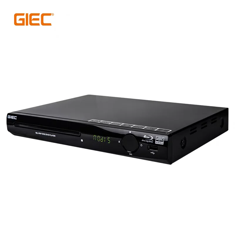 GIEC BDP-G2805 Blu-ray-Player 1080P HD DVD-Player CD-Player tragbar Multimedia Digital DVD TV Unterstützung CD SVCD VCD MP3