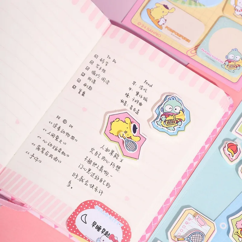 Sanrio Hello Kitty Kuromi My Melody Bubble Stickers Diario per bambini Cartoon Girl Kay Notebook decorativo Adesivi regalo ricompensa