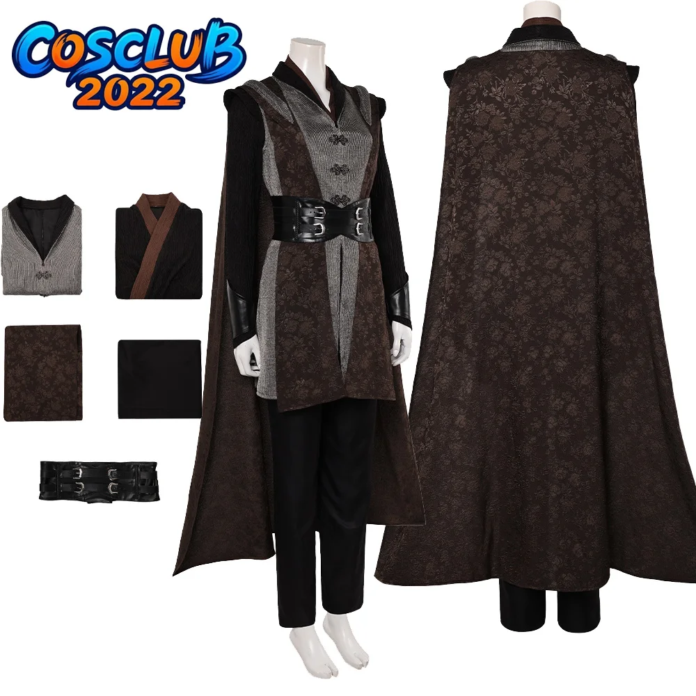 Costume de cosplay Rhaenyra pour femme, manteau, pantalon, cape, film Dragon 2026, tenue de princesse, déguisement de carnaval, Halloween