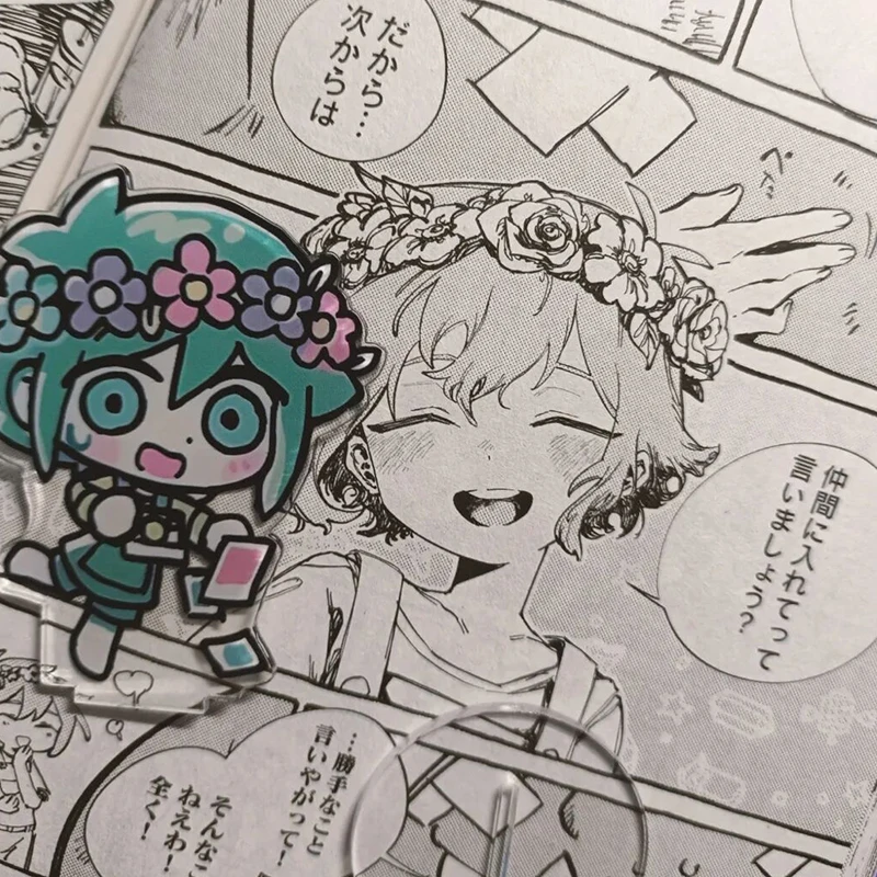 Game OMORI Sunny Basil Cosplay Standing Plate Kawaii Acrylic Figure Stand 2Pcs/Set Accessories Ornament Decoration Prop