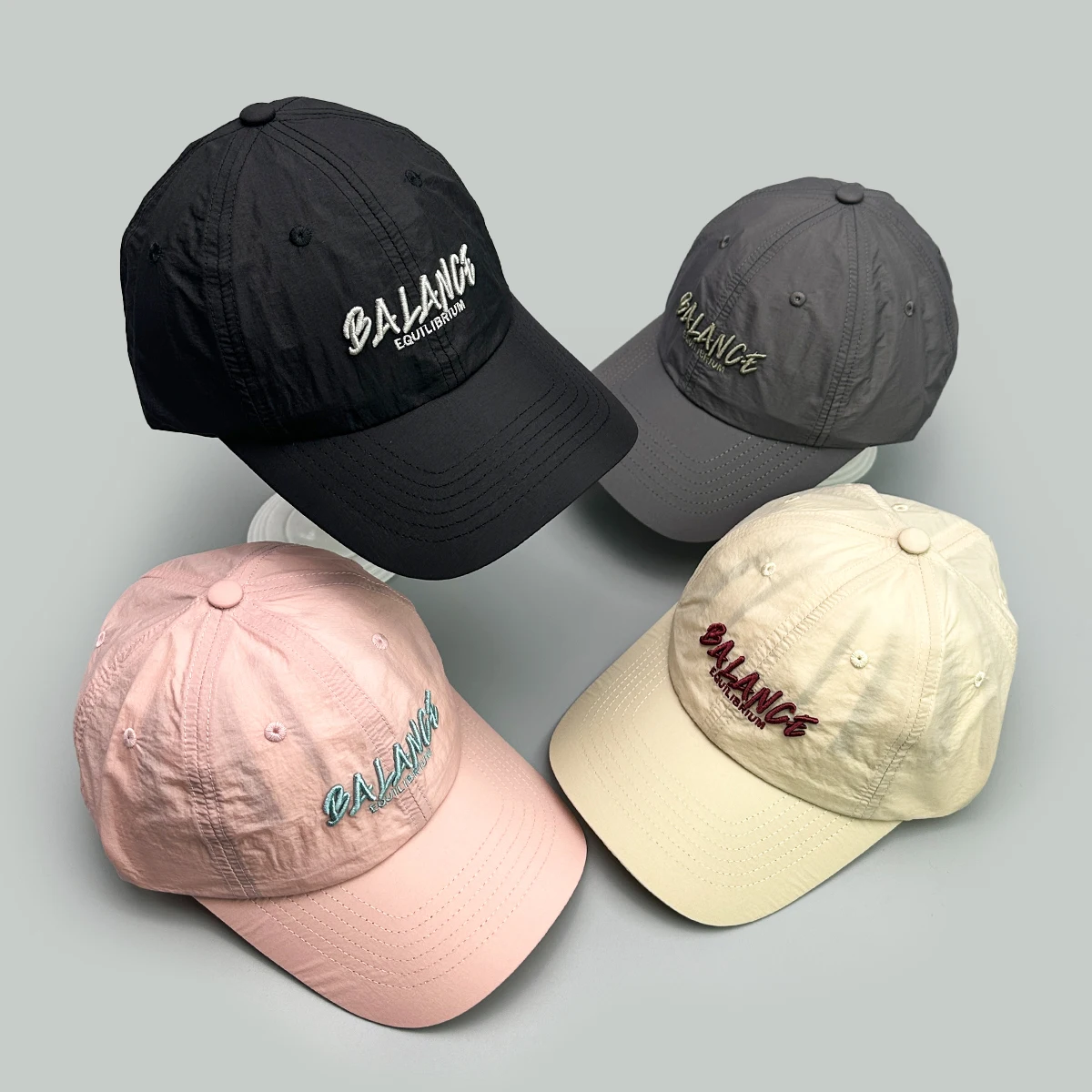 

Three-dimensional Embroidered Letters Baseball Hats New Unisex Breathable Quick Drying Sunshade Outdoor Versatile Peaked Caps