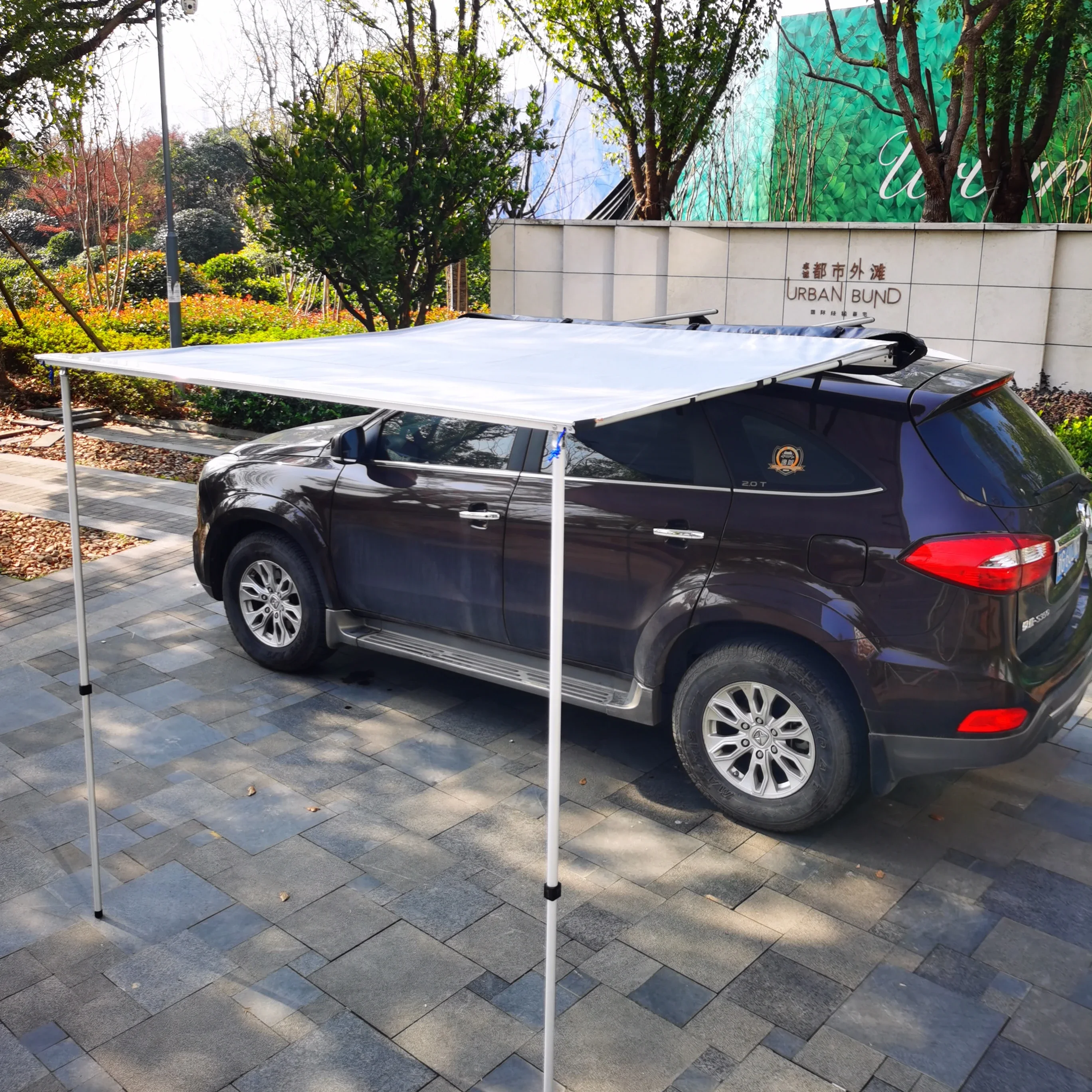 Best Sell 4x4 Rooftent Sunshade Folding SUV Car Side Canopy Retractable Car Side Awning