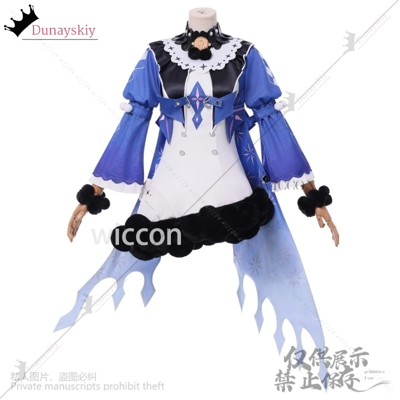Игра Wuthering Waves Косплей ROCCIA Аниме Костюм Harajuku Стиль Синяя Волшебная Униформа Платье Y2K Лолита Розовые Синие Парики Индивидуальные