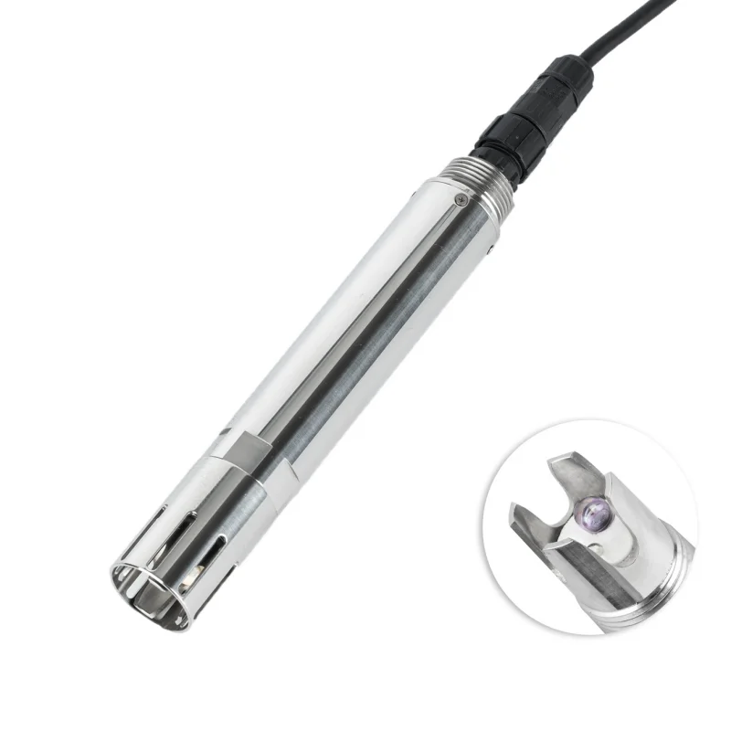 RS485 4-20mA Online Digital Online NH4-N NH3-N Ion PH Compensation Ammonia Nitrogen Sensor For Water Quality Monitoring Test