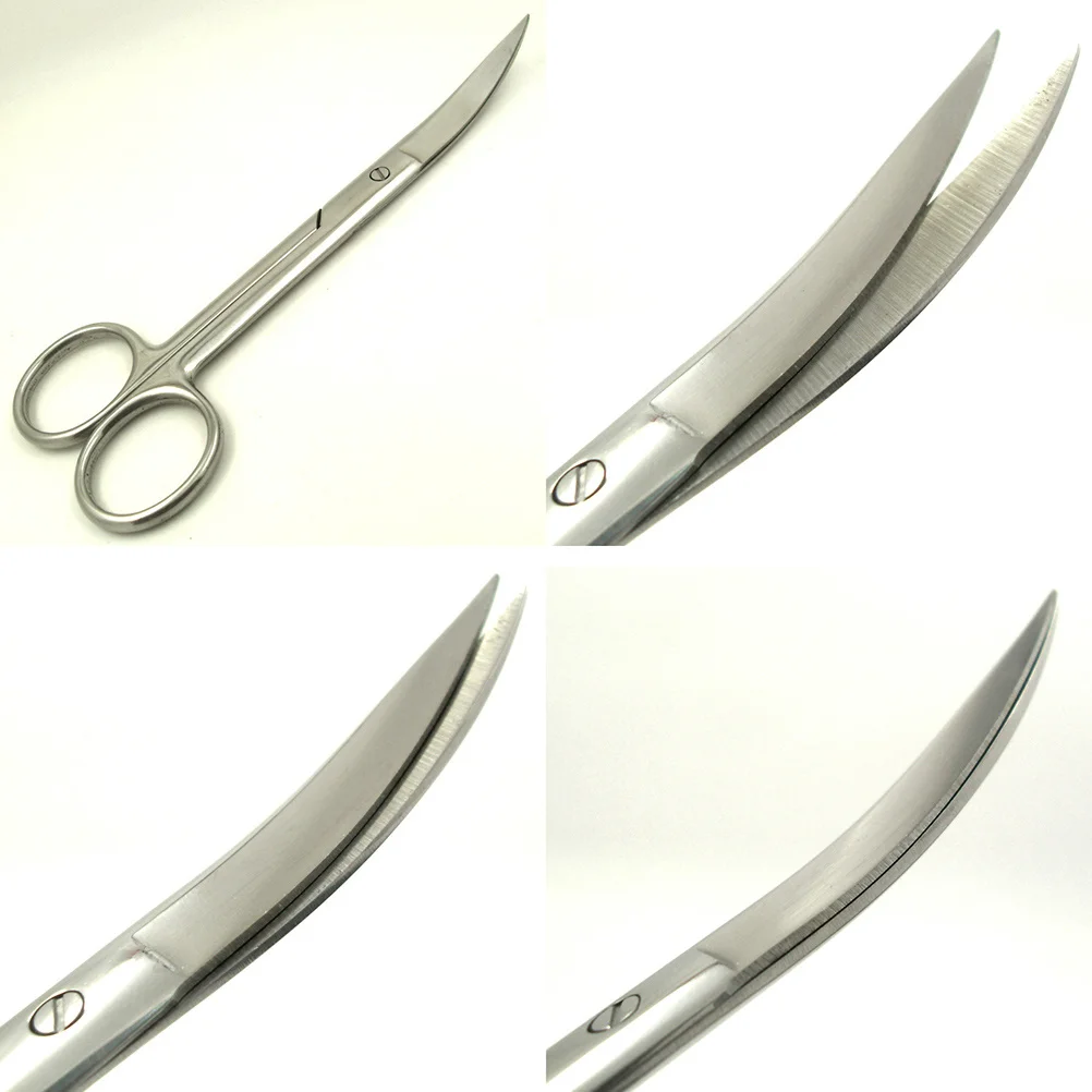 14Cm Stainless Steel Eyebrow Trimmer Precision Small Scissors for Double Eyelid Stickers Makeup Artists Fine Edge Beauty Cutting