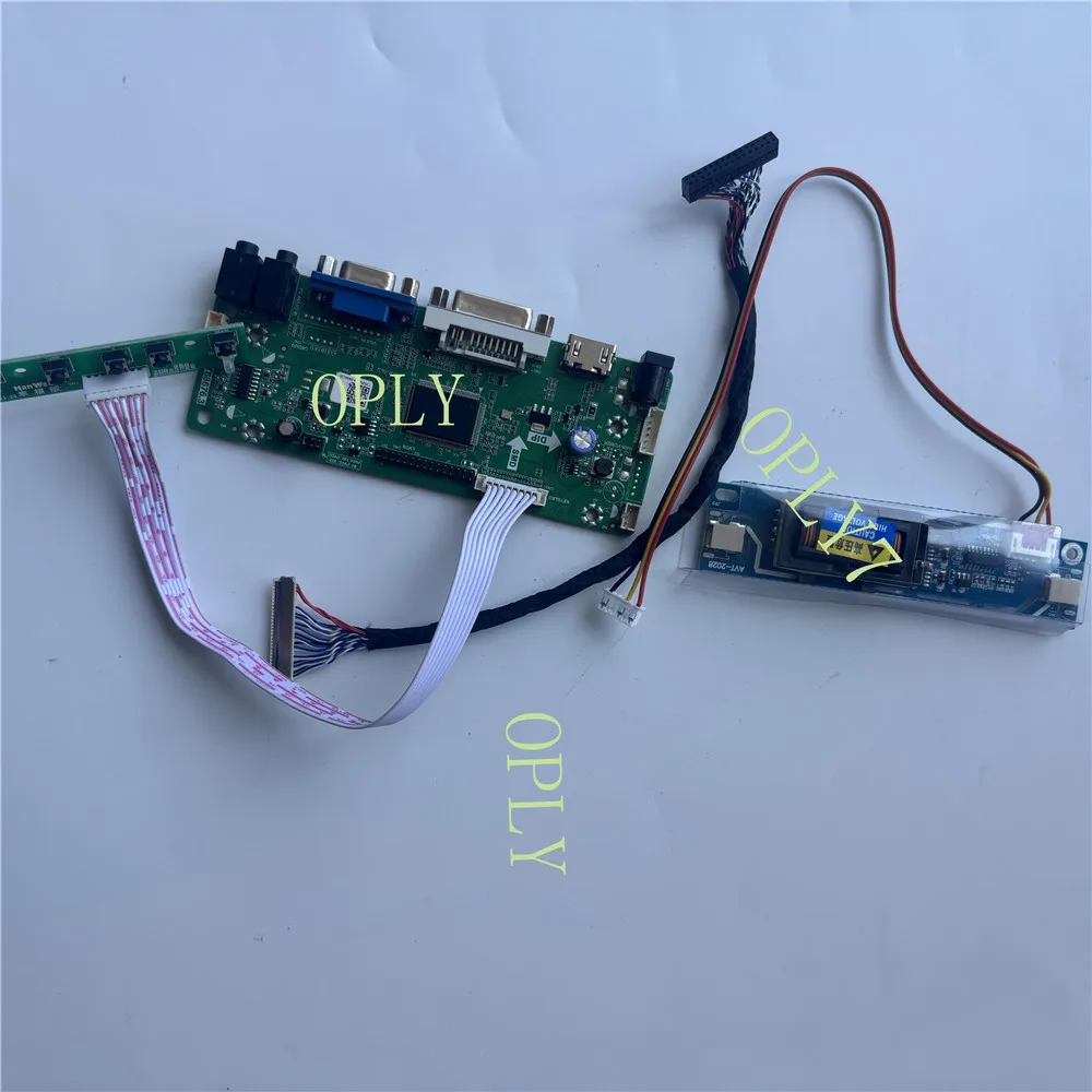 HDMI-compatiblr VGA DVI M.NT68676 controller board kit  for LP171WP5 M190A1 M190A1 L01 1440X900 LED DIY LCD screen monitor Panel