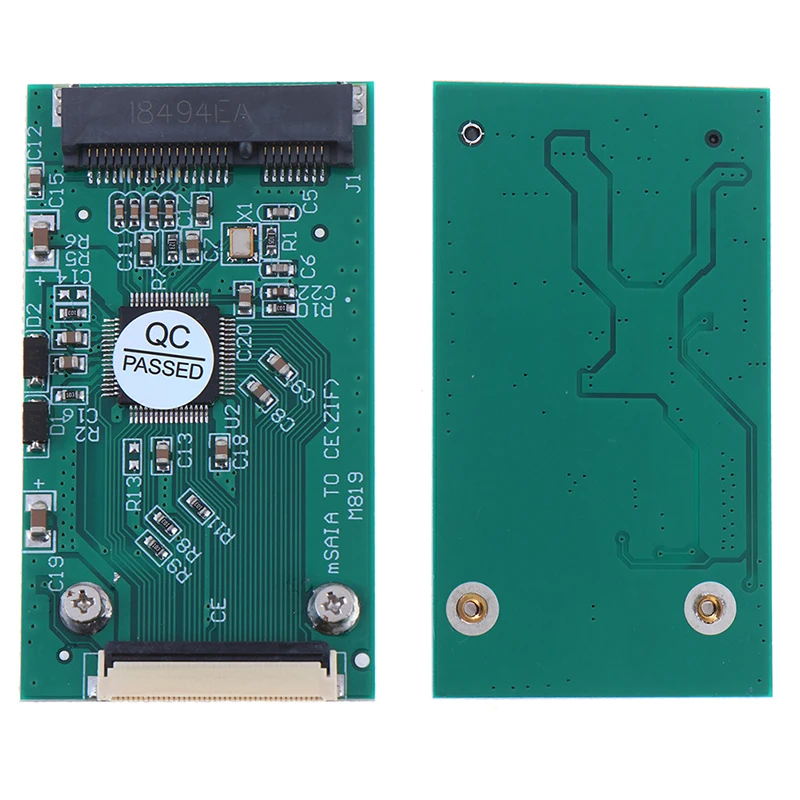 1Pc Mini PCI-E mSATA SSD To 40pin ZIF Card  1.8