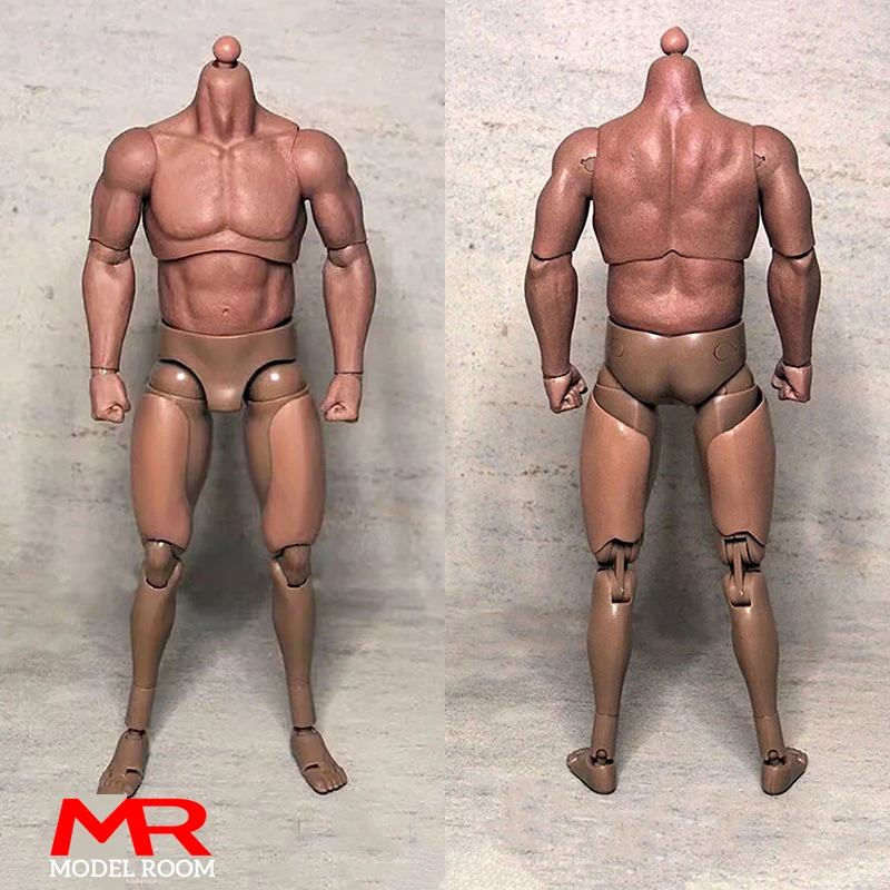 

GANGHOOD масштаб 1/6, мужской солдат, мускулистая сильная фигурка, совместное тело, подходит для 12-дюймовой модели скульптуры головы Арнольда Бэна
