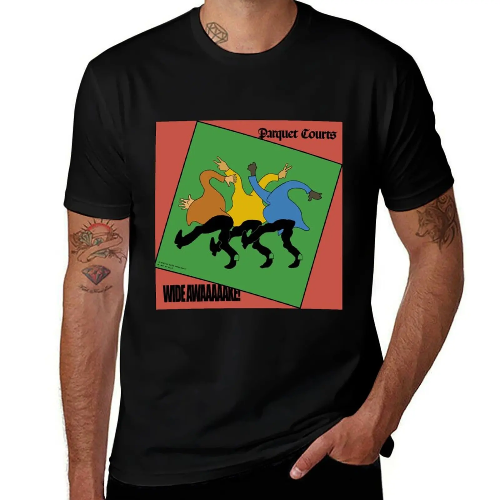 Parquet Courts – Wide Awake Poster T-Shirt oversized t shirt summer clothes oversizeds oversized t shirts for men