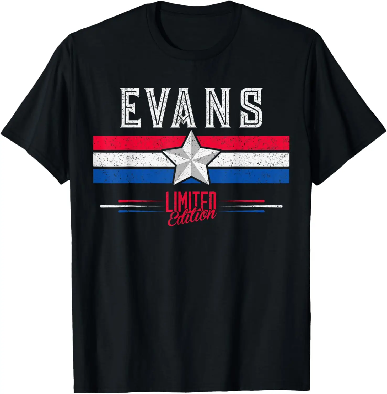 Evans T-Shirt Retro Vintage Shirt Gift Women Men Kids T-Shirt