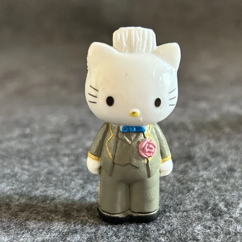 8pcs/set Sanrio Hello Kitty Cat Wedding Series Action Figure Figurine Cartoon Collection PVC Desktop Model Toy Christmas Gift