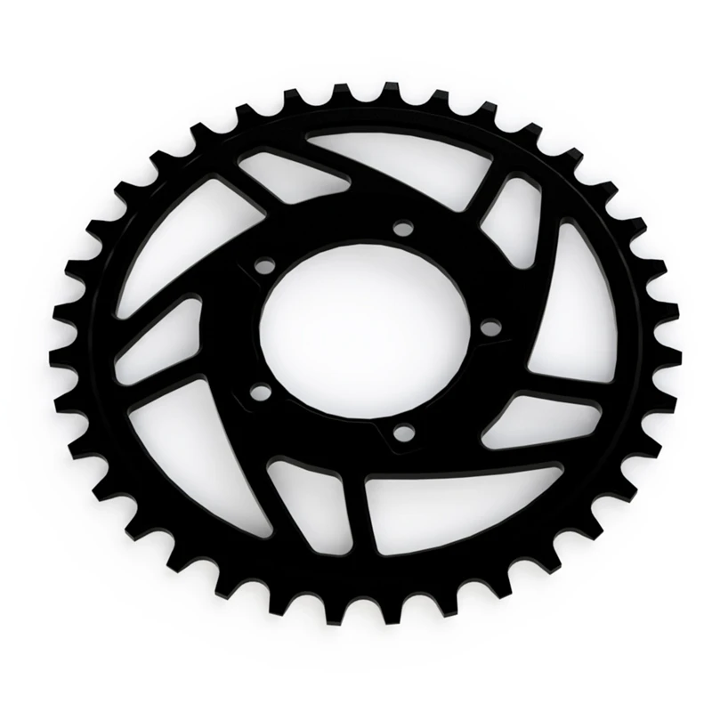 36 Teeth For Bafang Middle Motor BBS 01 02 Series 36T Chainring Aluminum Alloy 6061-T6 Positive And Negative Teeth