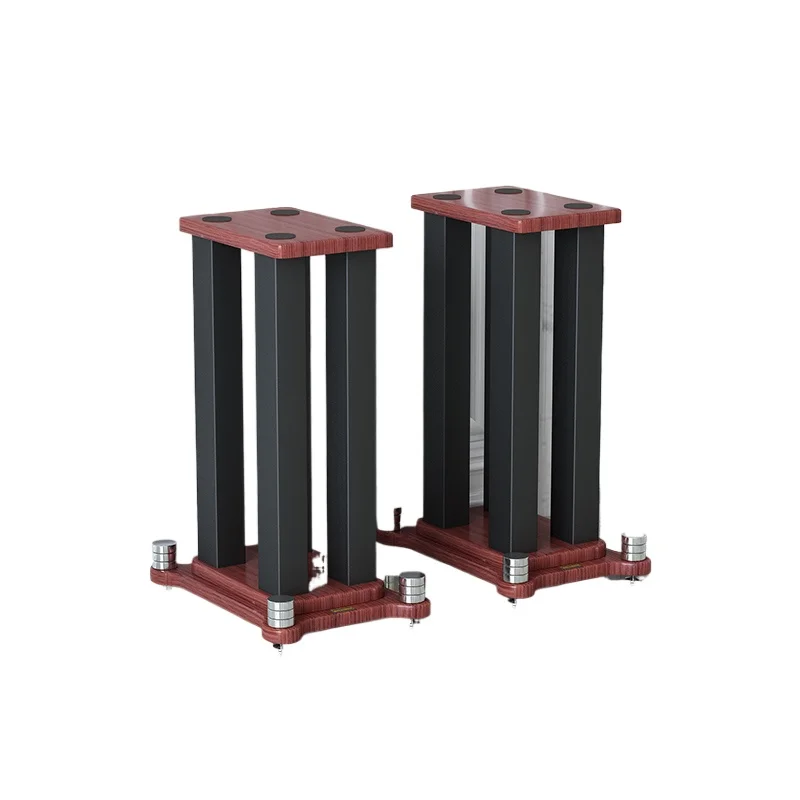 

HiFi Professional Speaker Stand Audio Stand Metal Wood Surround Floor Stand
