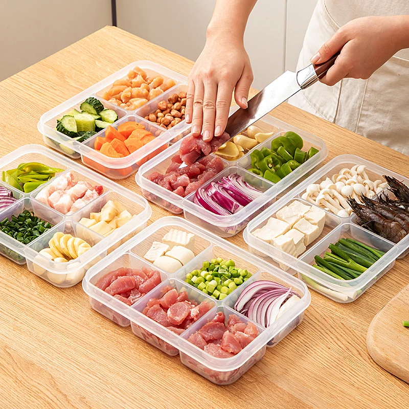 

Food ade Kitchen Storage Box for One Week's Meal Preparation Fren Preservation Refrigerator Organizer Meat Cooking