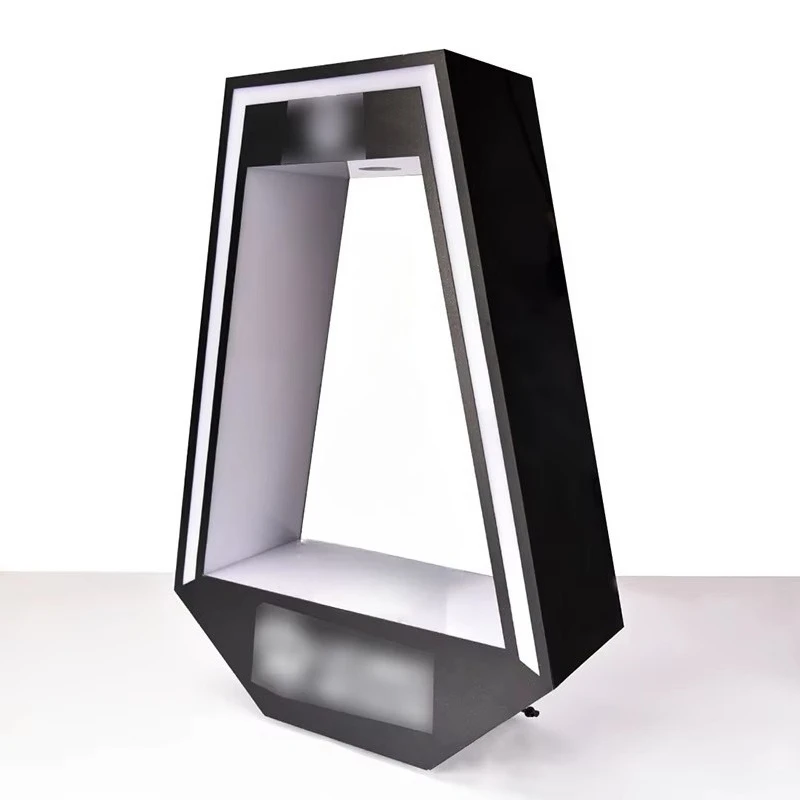 Custom Design Nightclub Birthday Party Bottle Rotary Display Stand Simple Metal Diode Display Bottle Demonstrator