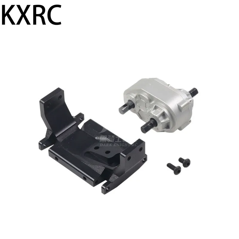 KXRC Metal Gearbox Transfer Case with Base Accessories for 1/10 RC Crawler Car RC4WD D90 D110 Upgrade Parts