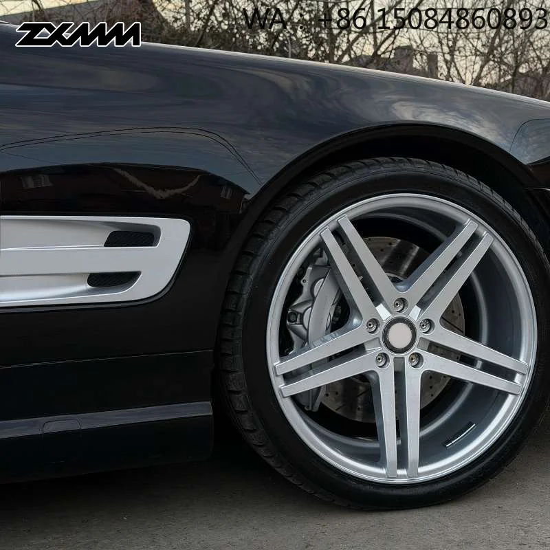 

High end customized wheel hub, 17-19 Inch Double 5-Spoke Forged Alloy Wheel, multi-PCD high strength auto tuning parts