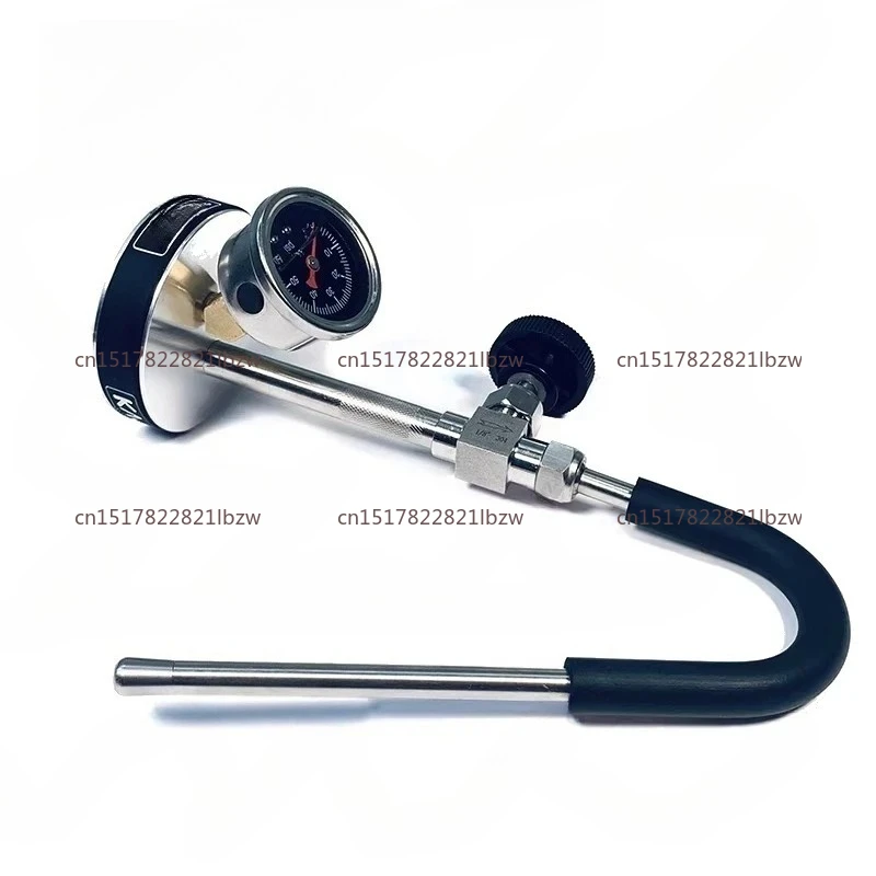 Portable Detachable Steam Milk Frother - Camping-Friendly Foam Maker for Moka Pot
