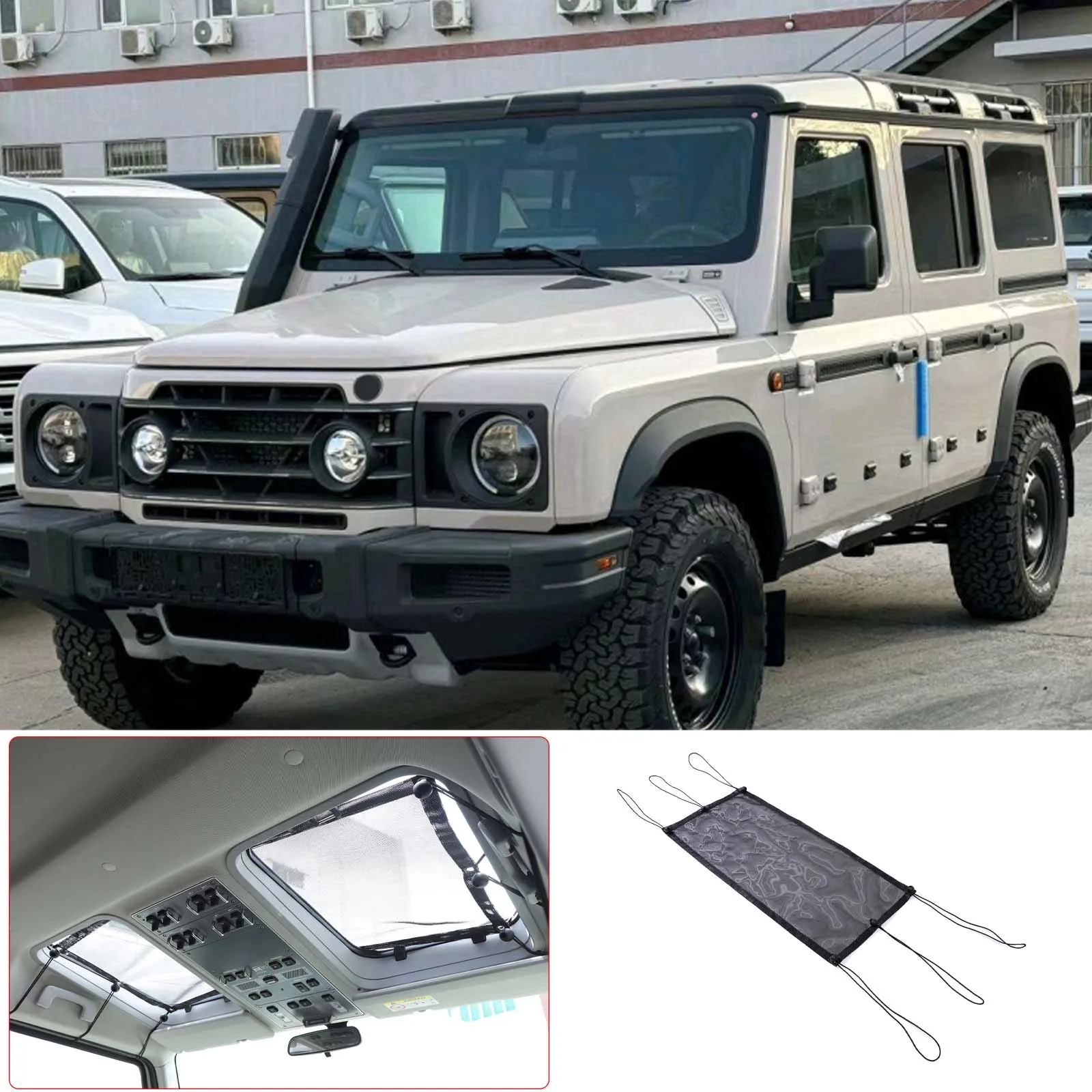 For Ineos Grenadier 2020-2024 roof sunroof sunshade sunroof sun screen heat shield car interior protection accessories