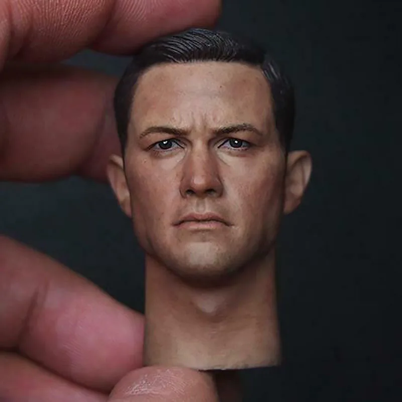 1/6 Robin Joseph Gordon-Levitt Head Sculpt Male Soldier Head Carving Model Fit 12