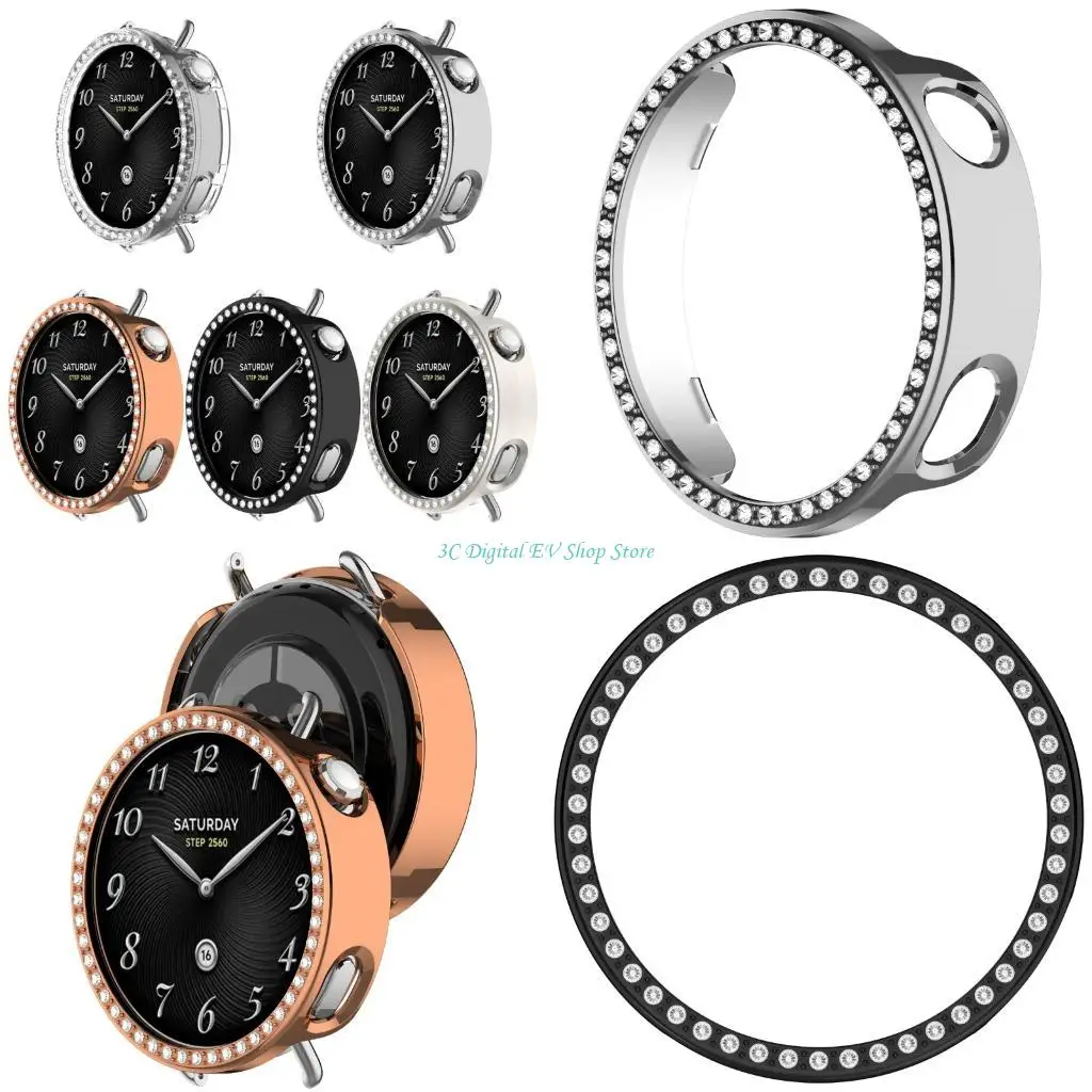 

E74D Watch Bezel Cover Hollow Shell for Watch 41mm Frame Bumper Shell Scratchproof Case Easy Installation