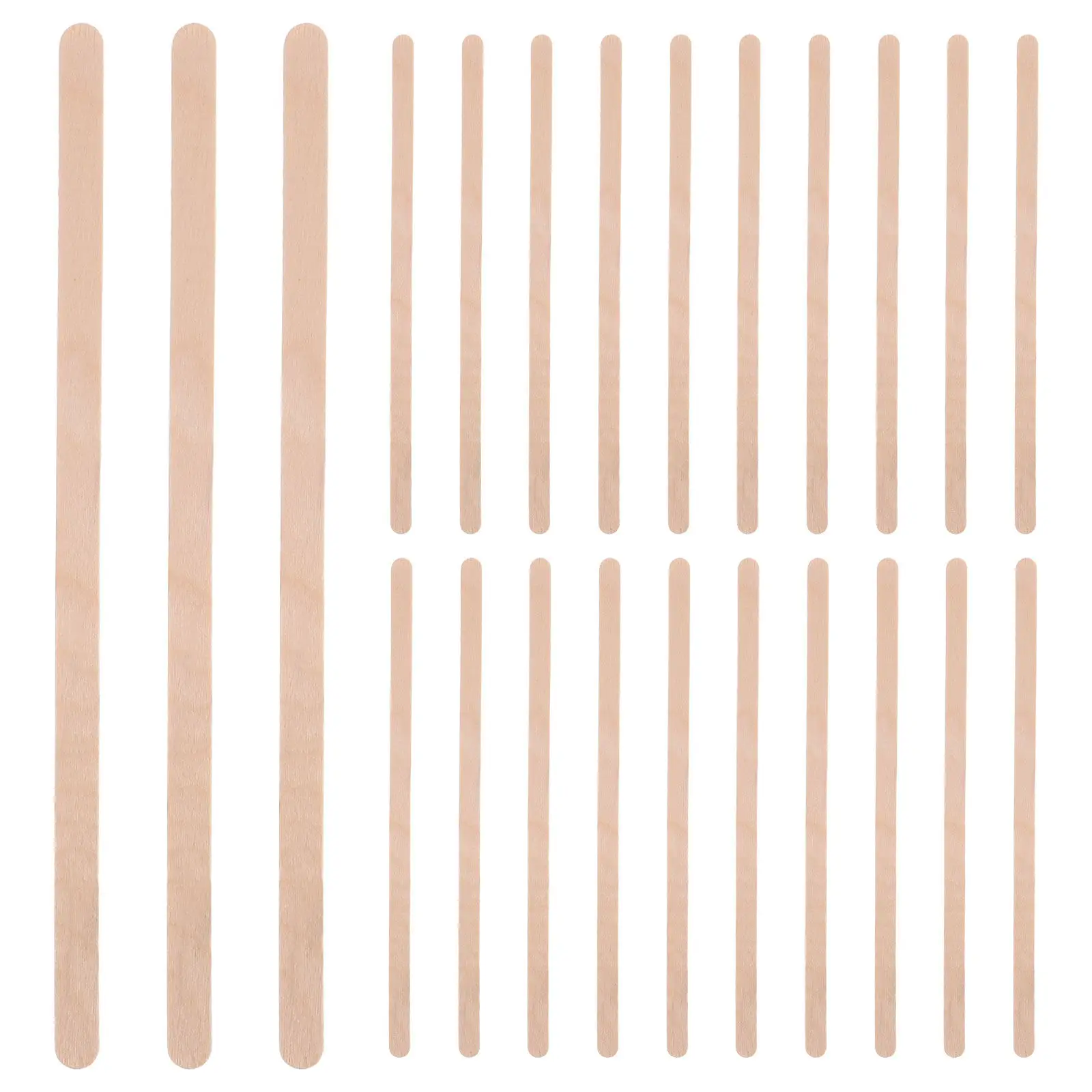 500Pcs Wooden Stir Sticks for Coffee Smooth Splinterfree Design Disposable Beverage Stirrers Ideal for Offices Cafes Bars Homes