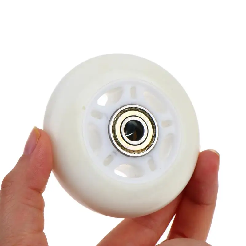 64/70/72MM Outdoor Inline Hockey Skate Wheels High Elasticity With Bearing Wheels For Skates Roller Skates Luggage Replacement