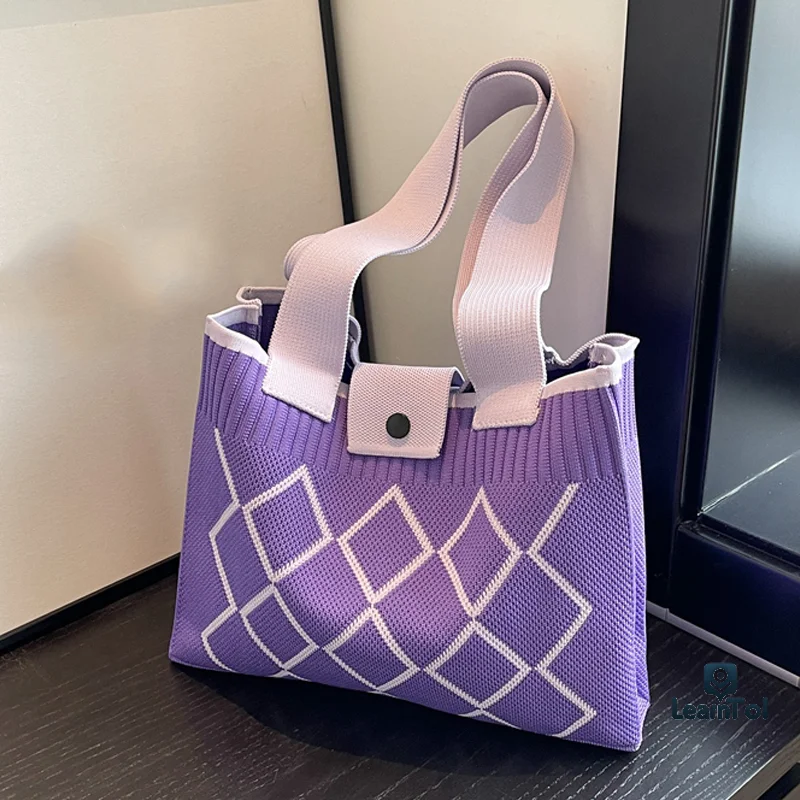 New Fashionable Large Capacity Handheld Versatile Single Shoulder Tote Bag