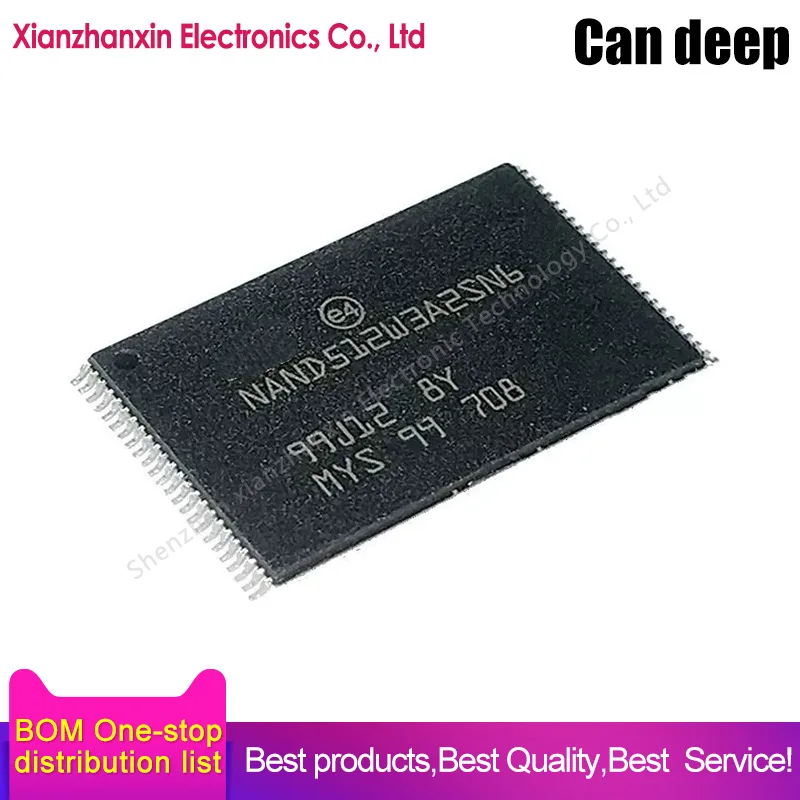 1pcs/lot NAND512W3A2SN6 NAND512W3A2  TSOP48 Memory chip