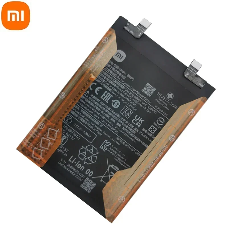BM5G 5080mAh Battery For Xiaomi Redmi Note11T Pro / Pocophone X4 GT / Poco X4 GT Original Capacity Phone Batteries Bateria