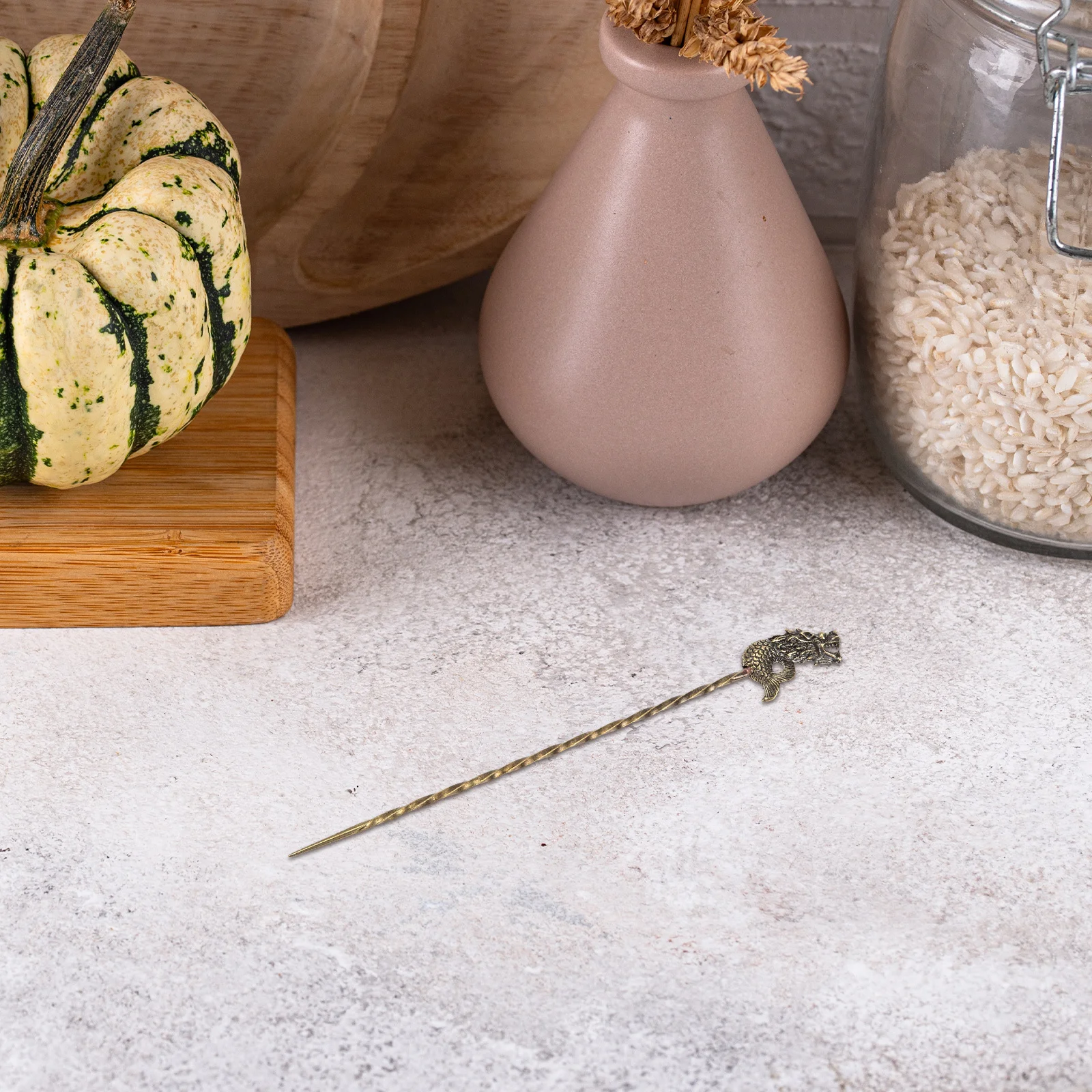 

Draw Tool Brass Spiral Design Durable For Enhanced Smoking Experience Cigar Accessories Cigar Draw Tool