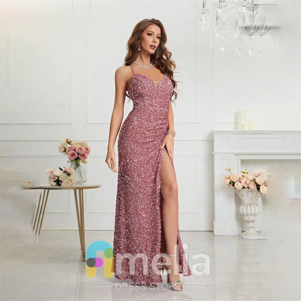 

Amelia Evening Dresses Sequin Sweetheart Neck for Special Occasions Formal Gowns Elegant Party Dresses Woman For Dubai 2024