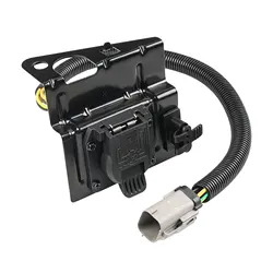 4 & 7 Pin Trailer Tow Wiring Harness Plug with Connector & Mounting Bracket For Ford F250 F350 Super Duty Pickup YC3Z-13A576-CA