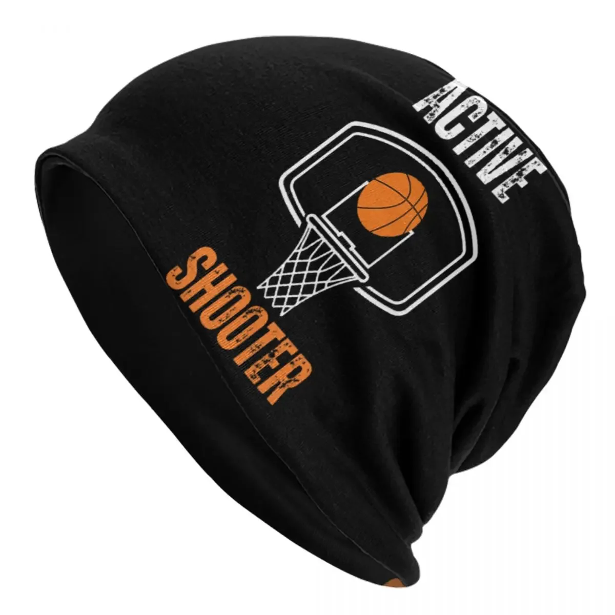 Funny Active Shooter Basketball Skullies Skullies Caps Man Stylish Warm Thermal Elastic Bonnet Knitted Hat