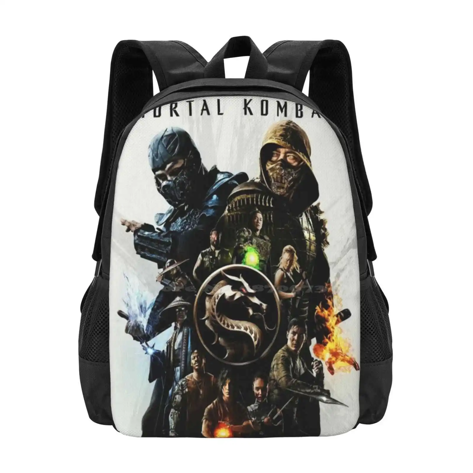 Red Eye Dragon Bag Backpack For Men Women Girls Teenage Mortal Kombat 2021 3 Mortal Kombat 2021 5 Mortal Kombat 2021 4 Mortal