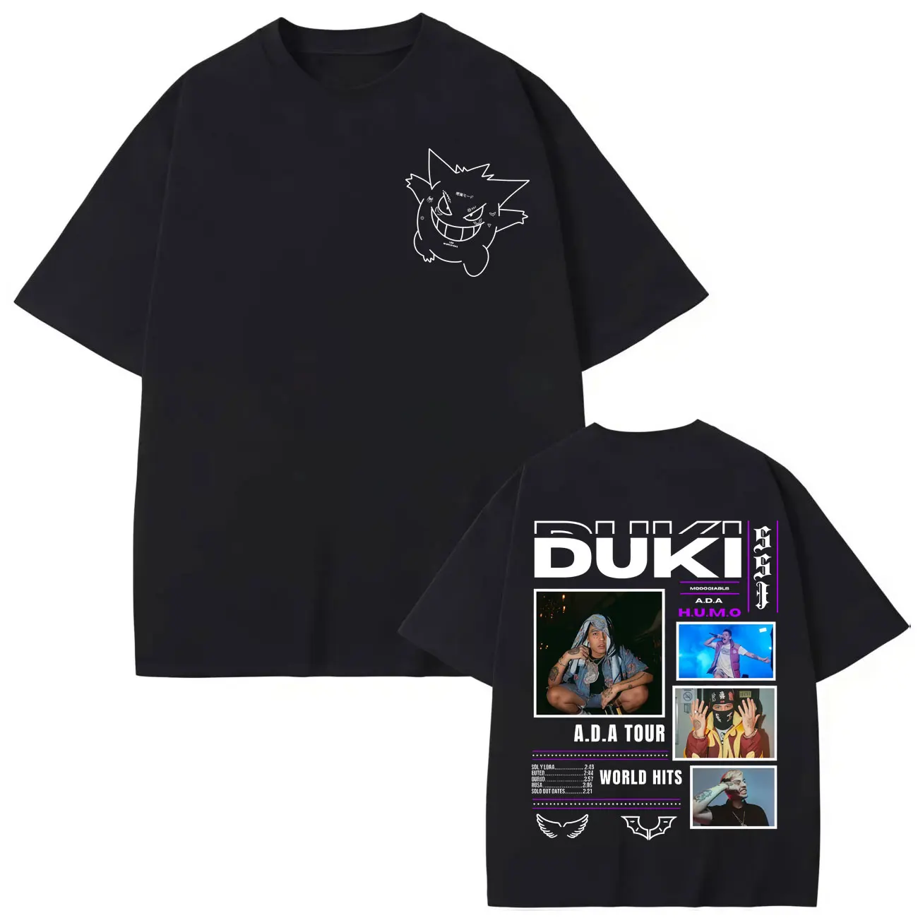 

Hot Sale Rapper Duki Merch T-shirts Men Women Clothing Fashion Hip Hop Short Sleeve T-shirt Summer Casual Loose Cotton T Shirts