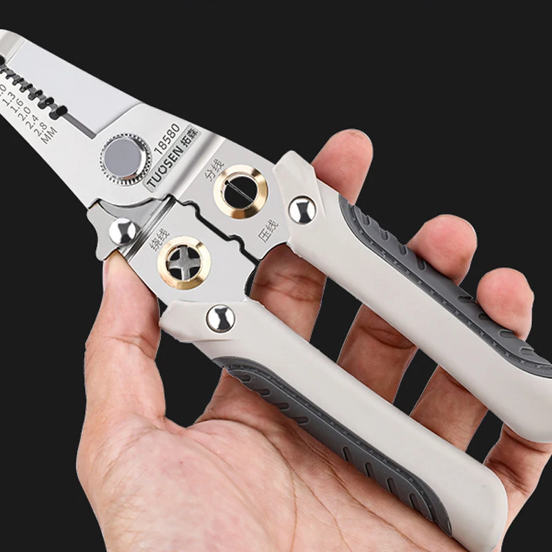 New Universal Industrial Grade Wire Cutting Cable Pliers Stripping Pliers Electrician Metal Wire Splitting Pliers
