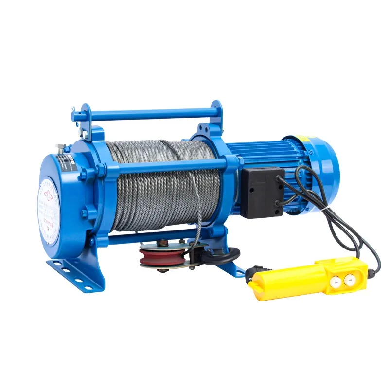 Multifunctional hoist 220v household winch electric hoist 380v building decoration small crane