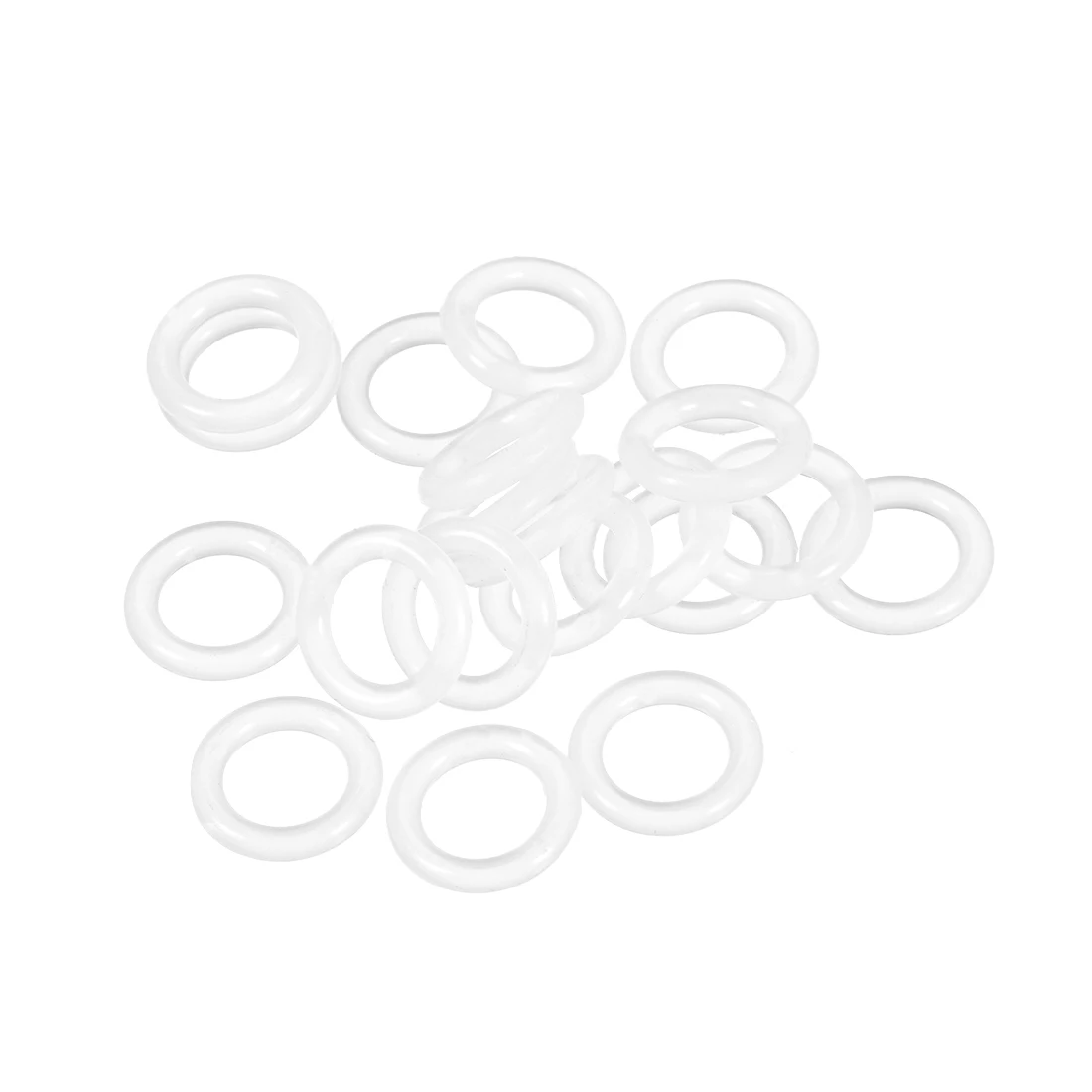 UXCELL 20Pcs Silicone O-Rings 1mm-20mm Inner Diameter 5mm-24mm OD 2mm Width Seal Gaskets for Mechanical Sealing Heat Exchanger