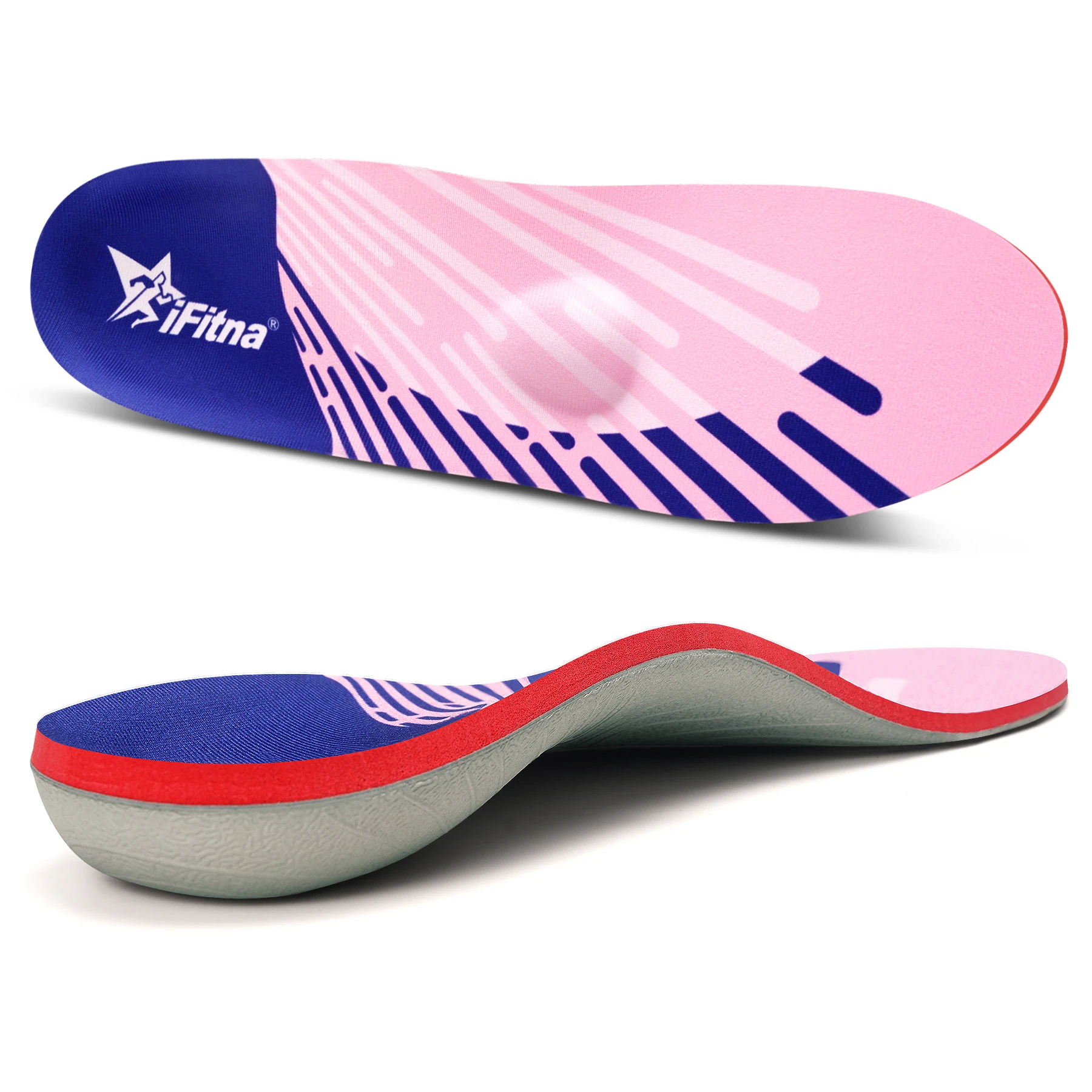 iFitna Flache Füße Orthopädische Arch Support Einlegesohlen Sneakers Sole Frauen Plantarfasziitis Ferse Schmerzen Männer Orthesen Einlegesohlen Schuh Einsätze Pad