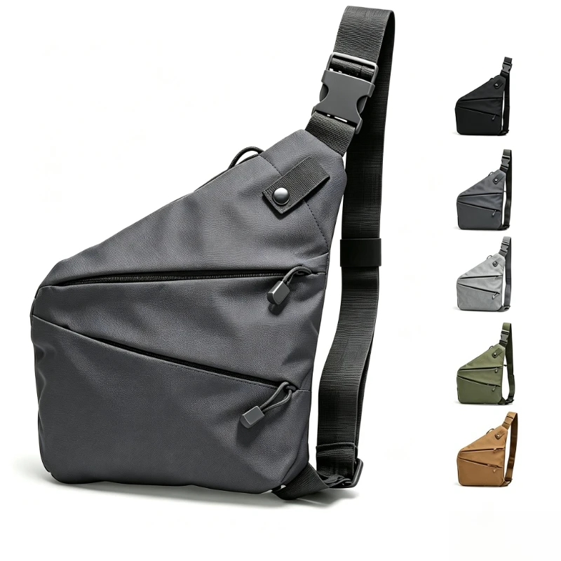 Men's Crossbody Bag  Anti Theft Crossbody Shoulder Bag, Water Resistant Multi Pocket Daypack for Travel Work Outdoor Daily Use