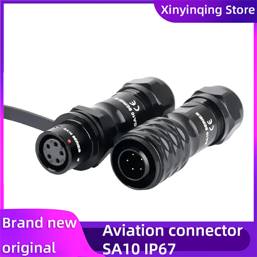 For WEIPU SA10 2 3 4 5 Pin SA1010 P SA1011 S Waterproof IP67 Soldering Industrial Power Signal Connector Female Plug Male Socket