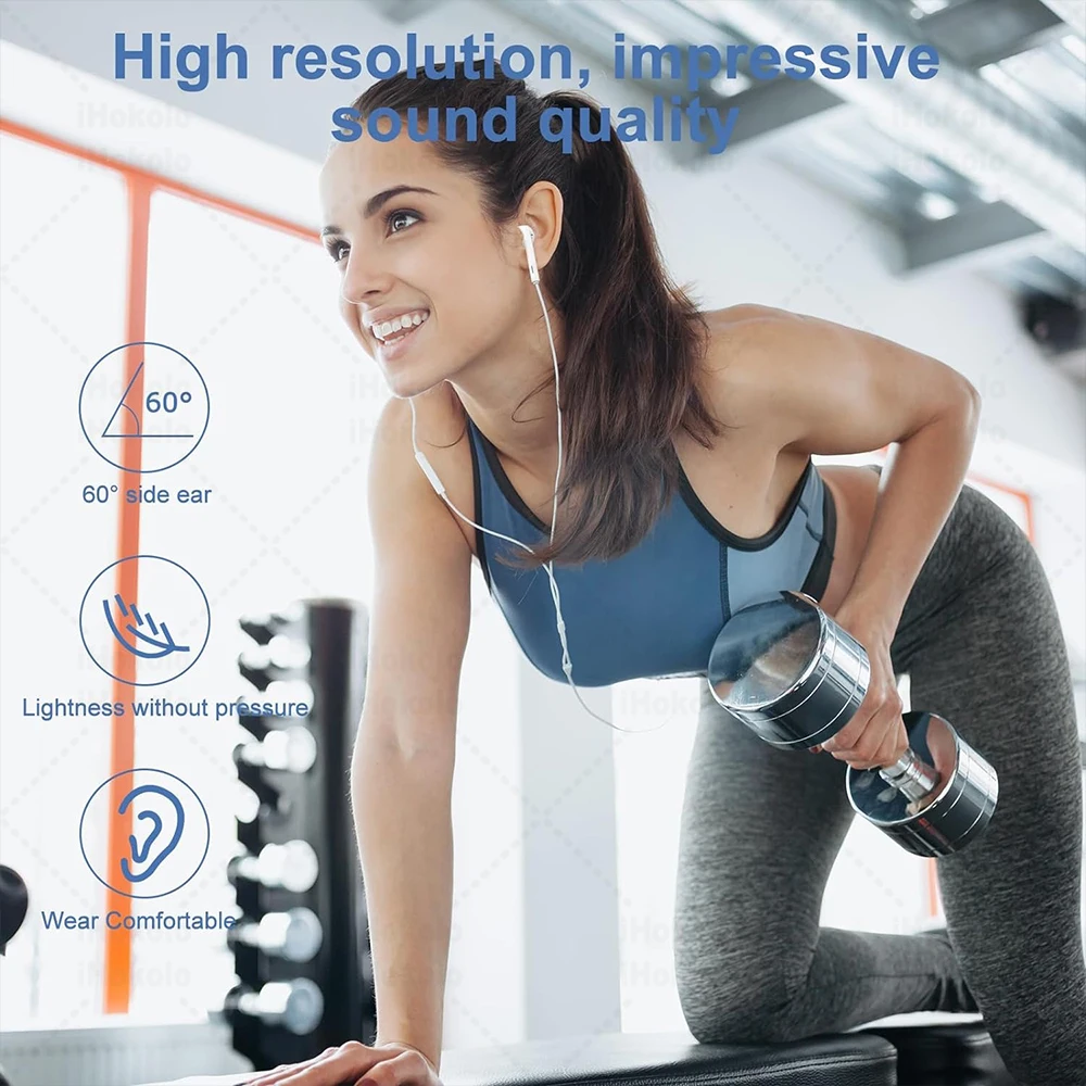 سماعات أذن سلكية أصلية لهاتف آيفون 17 16 15 برو ماكس سماعات أذن 14 13 12 لملحقات سماعات سامسونج وشاومي #4