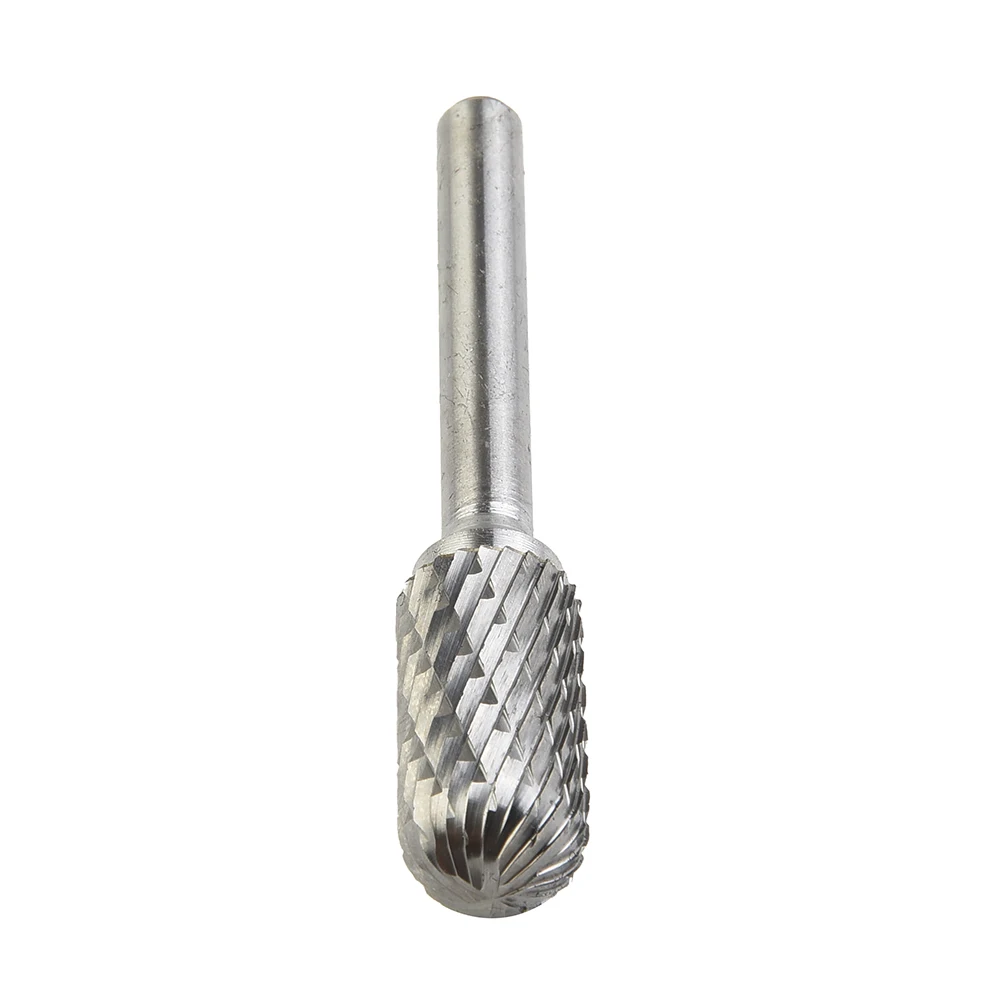 

Rotary Burr Parts Drill Bit Double Cut 6.35mm Shank Metal Grinding CX1225M HRC 70 Accessories Tungsten Carbide