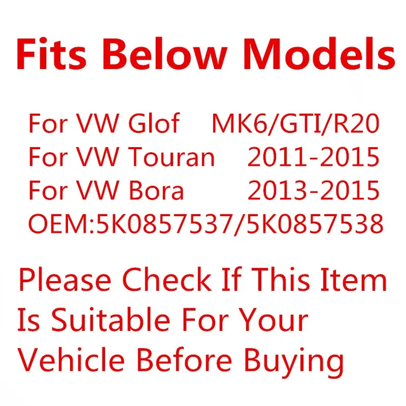 Side Mirror Cover For VW Golf 6 MK6 GTI R20 Touran 2011 2012 2013 2014 2015 Rear View Mirror Cap Automotive Accessories