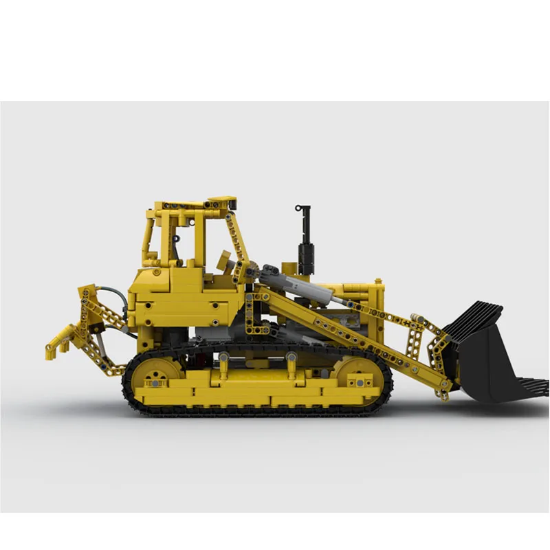 

MOC-89775 Новый классический гусеничный погрузчик 977K, модель строительного блока, 1437 шт., игрушка-конструктор на день рождения, подарок для мальчиков и детей