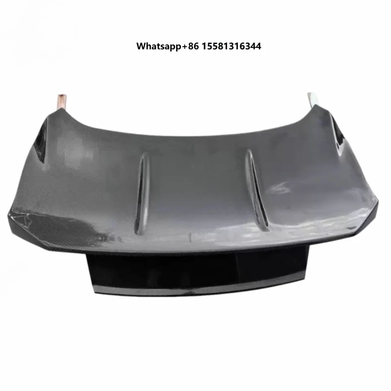 Replacement CSL Style Carbon Fiber Rear Trunk Deck Lid For  Mustang GT S550 2015-2023 AC Design Boot Tail Lid Exterior Parts